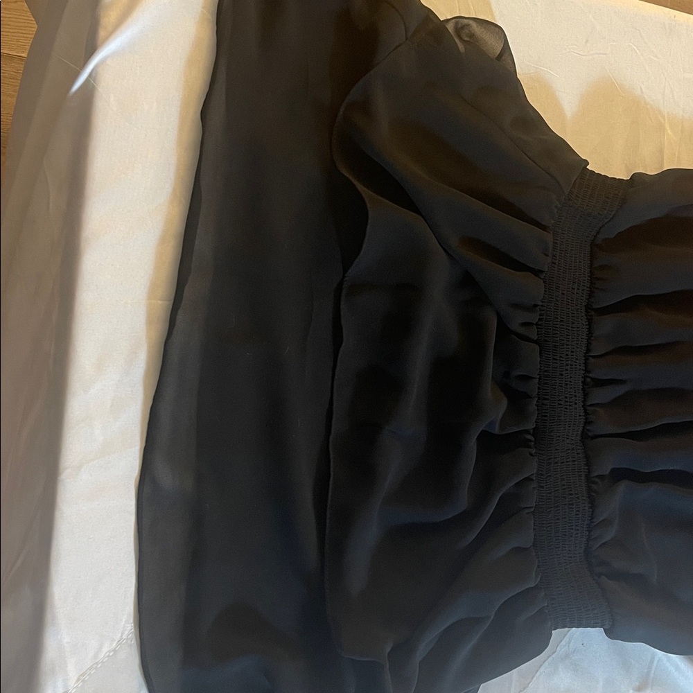 1. State Black Ruffle Mini Dress - Picture 7 of 9